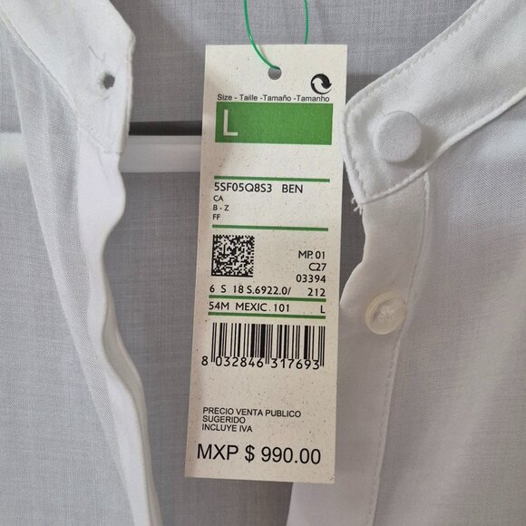 United Colors Of Benetton Womens Long Sleeve Shirt - Picture 4 of 4